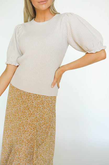 Begin Again Beige Sweater - FINAL FEW