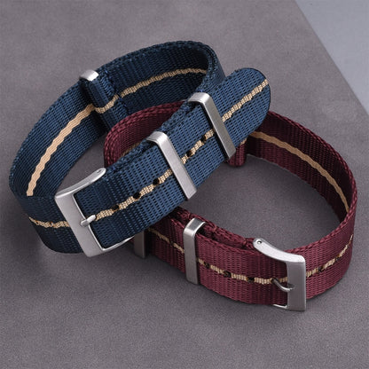 Premium Quality Smooth Nylon Strap 20mm 22mm Bracelet Pin Buckle SeatBelt Watch Bands For Men's Watch Accessories